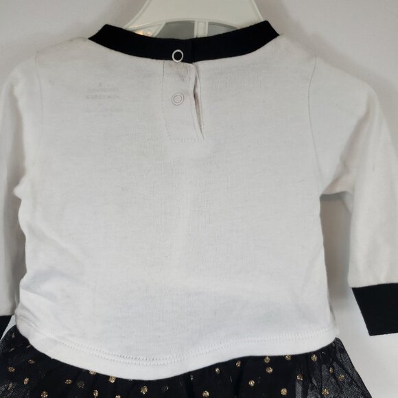 Way To Celebrate New Years Baby Girl Black White 2 Piece Set New Years Sz 0-3M - Picture 8 of 9